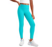CRZ YOGA Girls Butterluxe Full Length Leggings High Waist Stretchy Running Workout Gym Leggings Kids Dance Trousers Spectral Blue XXL