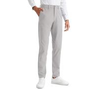 CRZ YOGA Men's All-Day Comfort Golf Trousers - 34'' Quick Dry Lightweight Work Casual Pants with Pockets Gull Gray 38W x 34L