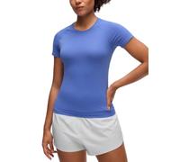 CRZ YOGA Seamless T-Shirt Hip Length Wild Indigo 8