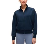 CRZ YOGA SoftAura Full Zip Sweatshirts | Peach-Fuzz Texture, Casual, Classic Fit, Pockets, Funnel Neck, Sweat Shirts for Women