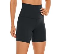 CRZ YOGA Super High Waist Biker Shorts 6" Melanite 12