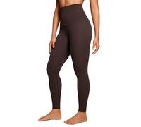 CRZ YOGA Super High Waist Leggings 28" Hot Fudge Brown 14