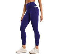 CRZ YOGA Women's Butterluxe 25'' Gym Leggings with Pockets - High Waisted Workout Leggings Buttery Soft Yoga Pants Larkspur Blue 8