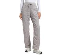 CRZ YOGA Womens Fleece Lined Casual Pants 30" Water Resistance Thermal Athletic Outdoor Work Warm Joggers with Pockets Dark Chrome 14