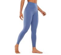 CRZ YOGA Women's Naked Feeling - 25 Inches High Waist Leggings Tight Yoga Pants Workout Gym Leggings Curtain Violet Ash 12