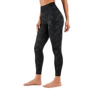 CRZ YOGA Women's Naked Feeling - 25 Inches High Waist Leggings Tight Yoga Pants Workout Gym Leggings Tie Dye Smoke Ink 8