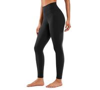 CRZ YOGA Women's Naked Feeling High Waist Gym Leggings - 28 Inches Sports Workout Yoga Pants Black 14