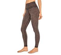CRZ YOGA Women's Naked Feeling High Waist Gym Leggings - 28 Inches Sports Workout Yoga Pants Leopard-Print 2 10