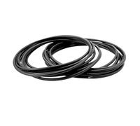 CS 1.5mm Black NBR O-Ring Oil Resistant Seal (ID 3-80mm) for Automotive Industrial Use, RoHS Compliant 10pcs(OD 44mm,1.5mmX20pcs)