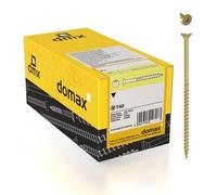 CS 4 x 60 mm Pack of 200 Countersunk Wood Screws Chipboard Construction Screws Yellow Torx