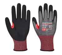 CS AHR18 Nitrile Foam Cut Resistant Level F Gloves (Large)