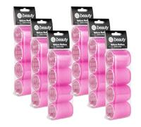 CS Beauty - 24 Extra Large Hair Rollers, Pink Self-Grip Styling Curlers, Professional Salon Quality, (6 Packs x 4 Rollers) 63mm Diameter
