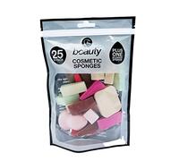 CS BEAUTY COSMETIC SPONGES 25PK - Synthetic - White - Round - Makeup Application & Blending