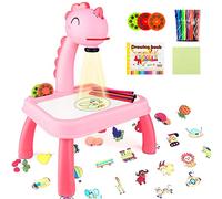 CS COSDDI Kids Drawing Projector, Drawing Projector Table for Kids Trace and Draw Projector Toy with Light & Music, Painting Drawing Table Projector Toddler Toy for Kids Girls Boys Age 3+