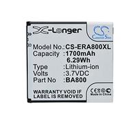 CS-ERA800XL Battery 1700mAh compatible with [Sony Ericsson] for Arc HD, for Hikari, for LT25, for LT25C, for LT25i, for LT26, for LT26i, for Nozomi, for SO-01E, for SOL21, for Tsubasa, for Tsubasa Xi