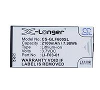 CS-GLF600SL Battery 2100mAh compatible with [GOLF BUDDY] DSC-GB600, GB3-PT4, Platinum 4, PT4 replaces LI-F03-01