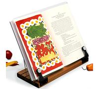 Cs Household Deluxe Cookbook Holder with Wooden Base