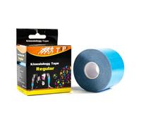CS - Kinesiology Tape Regular, Elastic Muscle Support, 5m Roll, for Exercise, Sports & Injury Recovery K Tape, Kinetic Tape, Physio Tape, Knee Muscle Tape (Blue)