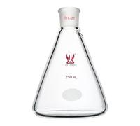 CS Labglass 250ml Erlenmeyer Flask with 19/22 Standard Taper Outer Joint, Borosilicate Glass, Chemistry Lab Glassware