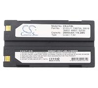 CS-LI1XL Batteries 2600mAh Compatible with [Molicel] 1821, 1821E, for [Pentax] 29518, 38403, 46607, 52030, D-LI1, DEP001, DPE004, EI-2000, EI-D-LI1, for [Trimble] 544 344, 5 700, 5700 Receiver, 5800
