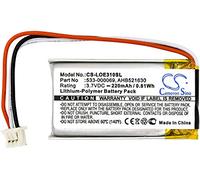 CS-LOE310SL Batteries 180mAh Compatible with [Logitech] A-00031, G Pro Wireless, G304, G502, G703 Lightspeed, MX Vertical, UE310, UE3500, UE4500, Wireless Headset H600 replaces 533-000069, for 5333.