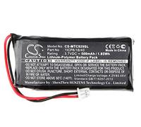 CS-MTC929SL Battery 500 mAh Compatible with [Midland] BT City, C929.01 Replaces 1ICP8/18/40