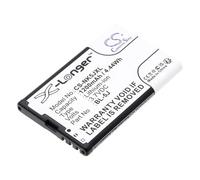 CS-NK5JXL Battery 1200mAh compatible with [Nokia] 5230, 5800, 5800 Navigation Edition, XpressMusic, 5800T, 5900 XpressMusic, Asha 200, Asha 201, C3, Glee, Lumia 520, Lumia 520.2, 521, 525, 525.2, 526