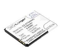 CS-OTS406XL Battery 1750mAh compatible with [Greatcall] 4043SJ, Flip 4053, Jitterbug Flip, Lively for [TCL] 4056L, 4056W, 4058R, Pro, VZW-TCL-4056, for [Alcatel] 4056SPP, 4058R, One Touch Pop 3 4.5
