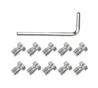 CS PRIORITY 1/4-20 Thread Camera Screws for Quick Release Plates Stainless Steel Hexagon Camera Screws (10pcs* 1/4-20 * 7.5mm)