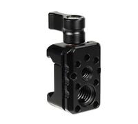CS PRIORITY Quick Release Camera Mount NATO Rail Clamp with 1/4" 3/8" Standard Mounting Holes for Cold Shoe DIY Monitor Microphone Camera Cage Rig