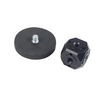 CS PRIORITY Universal Tripod Screw 1/4" 3/8" Hole Adapter Magic Cubic Mount Compatible with HERO 13 for Studio Tripod Light Stand Bracket Connect Stick Photography (Cube A w Magic Base)