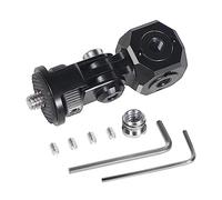 CS PRIORITY Universal Tripod Screw 1/4" 3/8" Hole Adapter Magic Cubic Mount Compatible with HERO 13 for Studio Tripod Light Stand Bracket Connect Stick Photography (New Cube J)