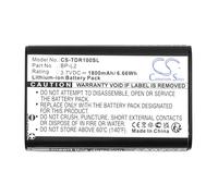CS-TDR100SL Battery 1800mAh compatible with [Tascam] DR-1, GT-R1 replaces BP-L2