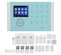 CS118 GSM GPRS Multi Language Intelligent Voice Home Anti Theft Alarm System 110 AC Touch Screen LCD for Home Security Apartments and Houses