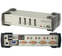 CS1734B Aten Technology KVM , USB , Audio/Osd , 4 Port , Desktop