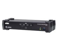 CS1824 4-Port USB 3.0 4K HDMI KVMP Switch with Audio Mixer Mode