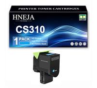 CS310 Toner Cartridge, Compatible 70C20K0 70C20C0 70C20M0 70C20Y0 Toner Cartridges for Lexmark CS310n CS310dn CS410n CS410dn CS410dtn CS510de CS510dte Printer,Cyan-1 Pack