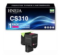 CS310 Toner Cartridge, Compatible 70C20K0 70C20C0 70C20M0 70C20Y0 Toner Cartridges for Lexmark CS310n CS310dn CS410n CS410dn CS410dtn CS510de CS510dte Printer,Magenta-1 Pack