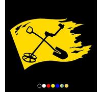 CS31030 Various Sizes Car Sticker Treasure Hunter s Flag Die Cut Vinyl Decal Waterproof Auto Decors(2)