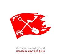 CS31030 Various Sizes Car Sticker Treasure Hunter s Flag Die Cut Vinyl Decal Waterproof Auto Decors(1)