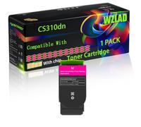 CS310dn Compatible for Lexmark Toner Cartridge with Chip CS310dn CS310n CS410dn CS410dtn CS410n CS510de Printers (1 Pack Magenta)