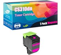 CS310dn Toner Cartridge Compatible with Lexmark CS310dn CS310n CS410dn CS410dtn CS410n CS510de CS510dte Printers, High-Yield Ideal for High-Volume Printing (Magenta)