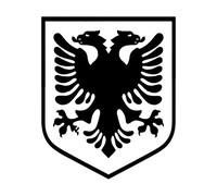 CS31903 Various Sizes Die Cut Vinyl Decal Albania Eagle Shield Car Sticker Waterproof Auto Decors on(4)