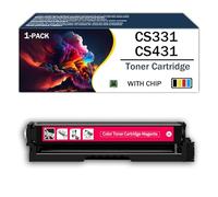 CS331 CS431 Toner Cartridge High Yield 20N20HK0 20N20HC0 20N20HM0 20N20HY0 Ink Cartridge Compatible Replacement Parts for Lexmark CS331 CS331DW CX331 CX331ADWE CS431 CS431DW Printer,Magenta-1Pack