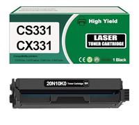 CS331 CX331 Toner Cartridge Work for Lexmark CS331 CX331 Toner,1-Black | Work for CS331dw, CX331adwe, CS431dw, CX431adw Printer
