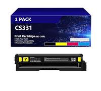 CS331 Toner Replacement For Lexmark 20N30K0 20N30C0 20N30M0 20N30Y0 Ink Cartridge, for Lexmark CS331 CS431dw CX331 CX431dw Color Printer(No Chip) ,Y-1500pages