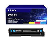 CS331 Toner Replacement For Lexmark 20N30K0 20N30C0 20N30M0 20N30Y0 Ink Cartridge, for Lexmark CS331 CS431dw CX331 CX431dw Color Printer(No Chip) ,C-1500pages