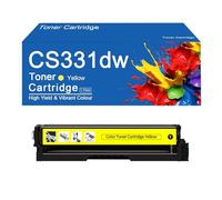 CS331dw Color Toner Cartridge High Yield Replacement for Lexmark CS331dw CS431dw CX331adwe CX431adw Printers, Clear Printing,CS331dw-Yellow