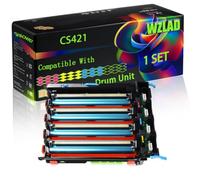 CS421 Compatible for Lexmark Drum Unit with Chip C2240 C2325 dw C2425 dw C2535 dw CS420 Series CS421 Printers (1 Set)