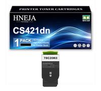 CS421dn Toner Cartridge, Compatible 78C20K0 78C20C0 78C20M0 78C20Y0 Toner Cartridges for Lexmark CS421dn CS521dn CS622de CX421adn CX522ade CX622ade CX625adhe Printer,Black-1 Pack